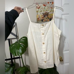 Old Navy button tank